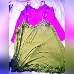 2pc set Lane Bryant tank top SZ 22/24